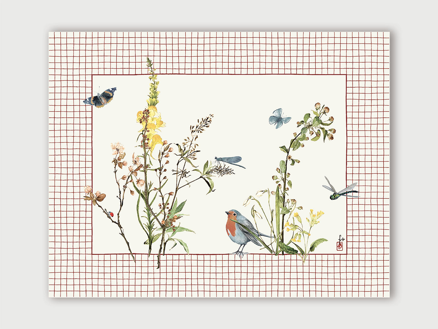 Set-de-table-Nature-Nouvelle_rouge-gorge_dessin-place