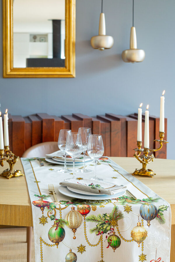 Centre de table Au cœur de Noël - Blanc